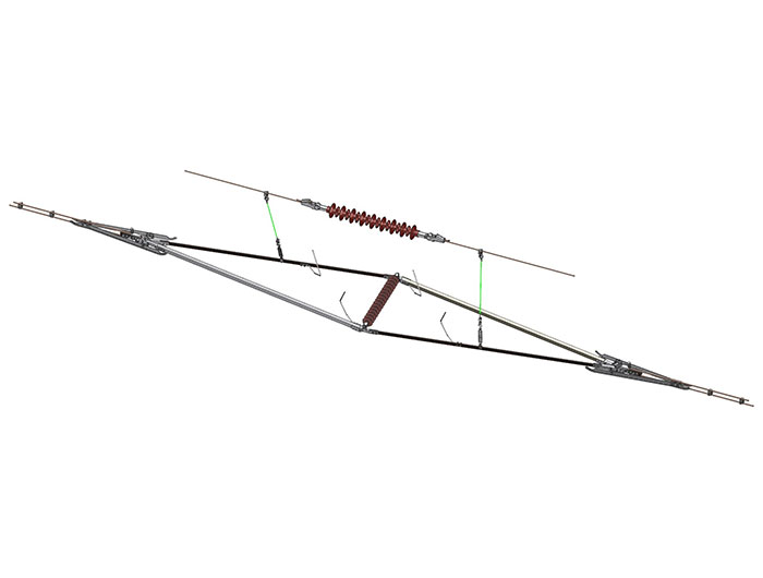 FYHH-1.6AT Rhombic Section Insulator for 25kV AC Overhead Contact Line