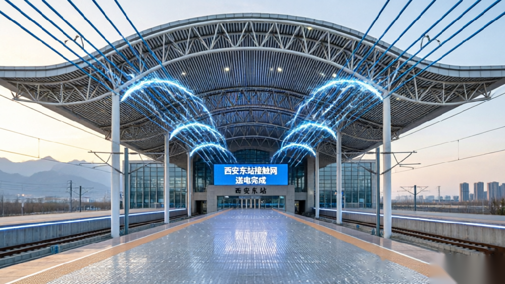 Energy Heart of Asia’s Largest High-Speed Rail Hub Activated: Xi’an East Station OCS Energised