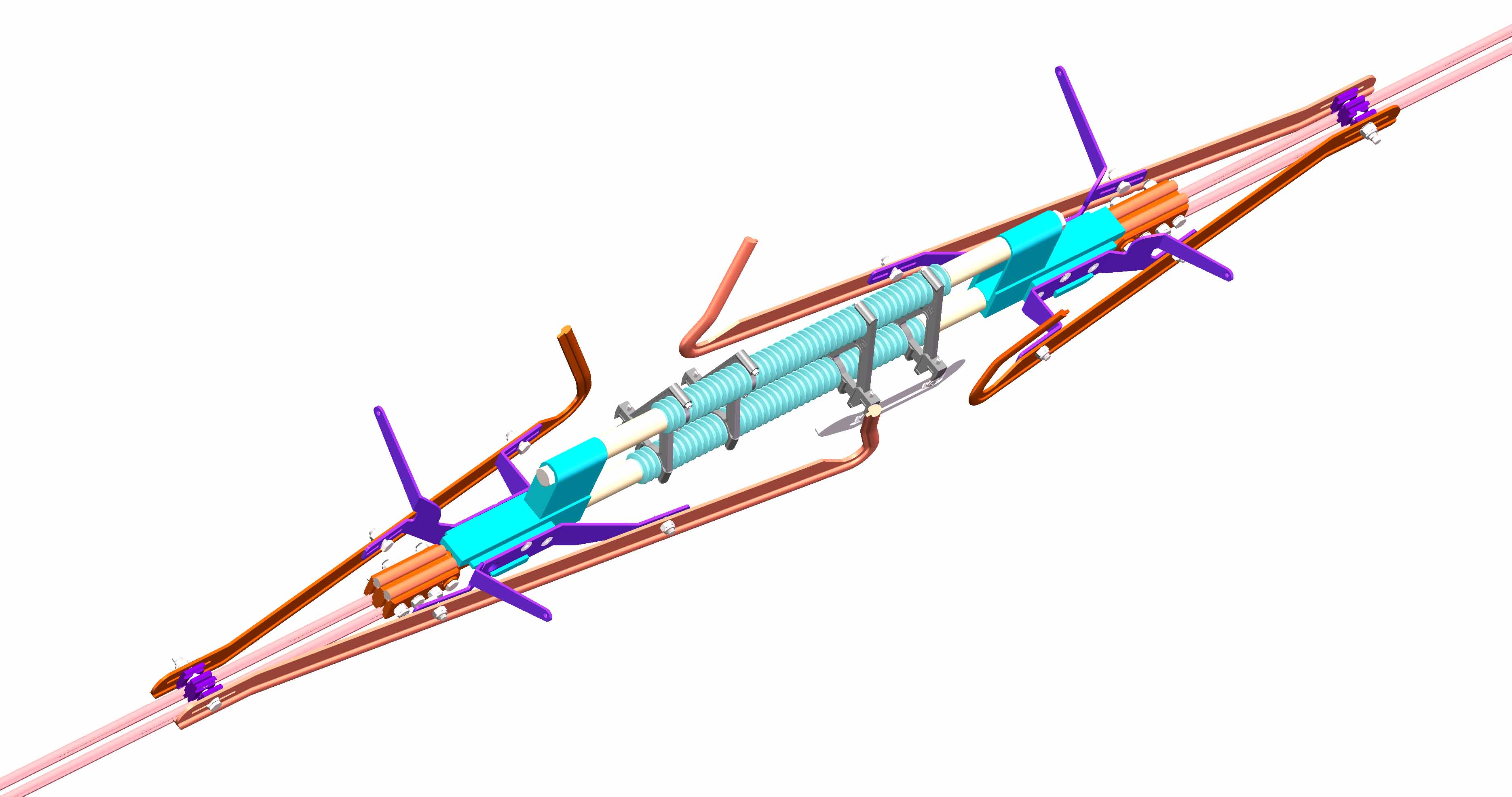1.5kV Flexible Double-Line Section Insulator for Metro OCS