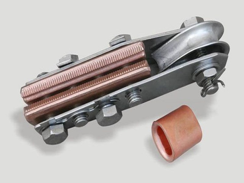 6-1 contact wire mid-point anchor clamp
