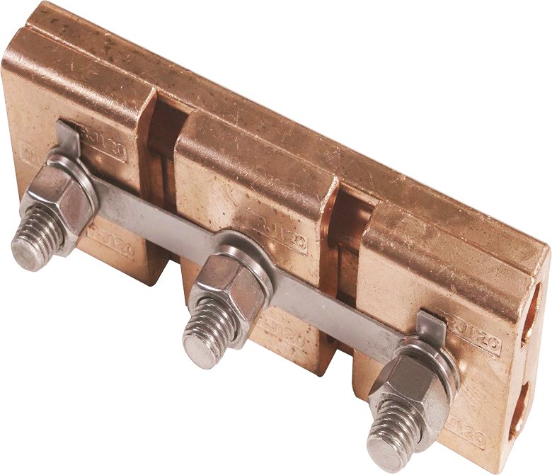 11-1 contact wire connection clamp (types A/B/C, 120/150-95/120 cross-section combinations)