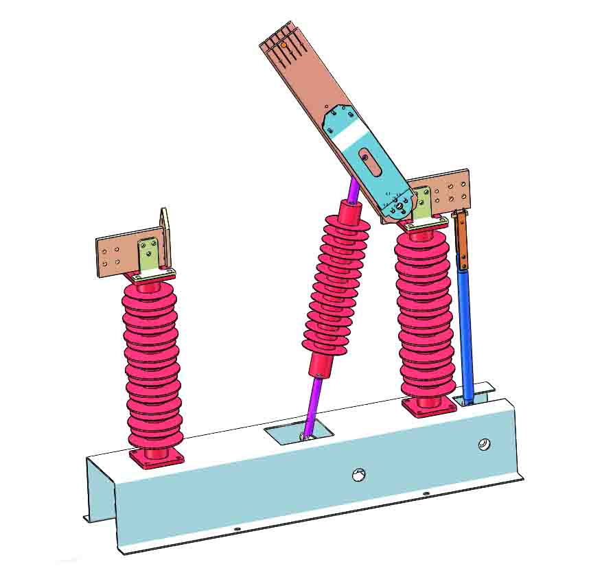 27.5kV Vertical-Break Outdoor HV Disconnect Switch